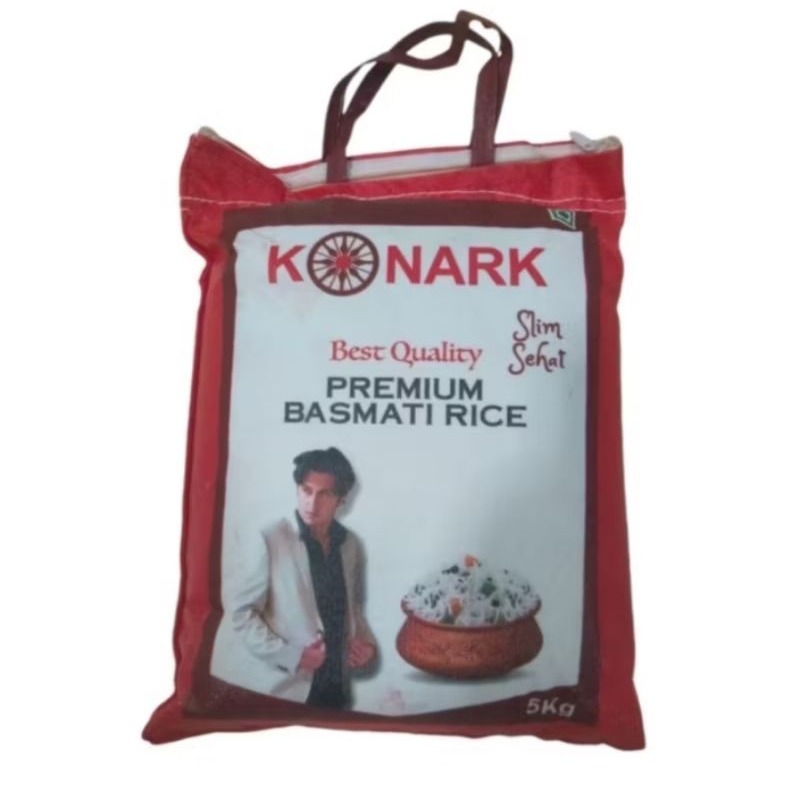 

Beras Basmati Konark kemasan asli 5kg