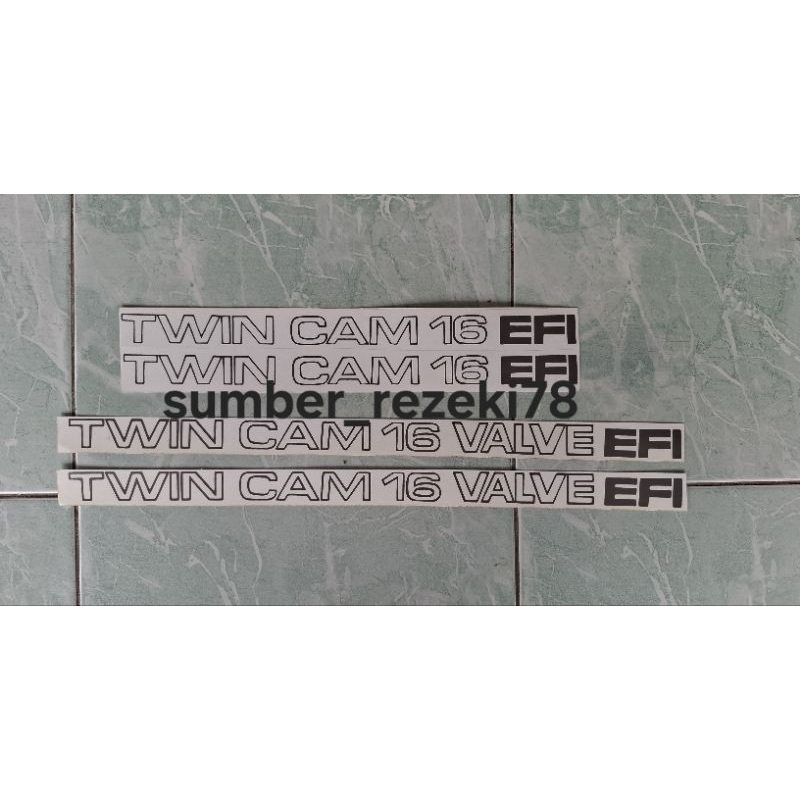 sticker stiker twin cam 16 efi dan twin cam 16 Valve efi/stiker twin cam 16 efi/stiker twin cam 16 V