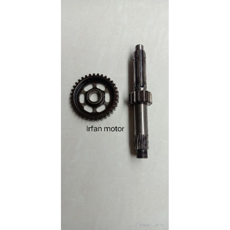 rasio gigi 1 35T/14T kharisma kirana supra 125 bahan racing original