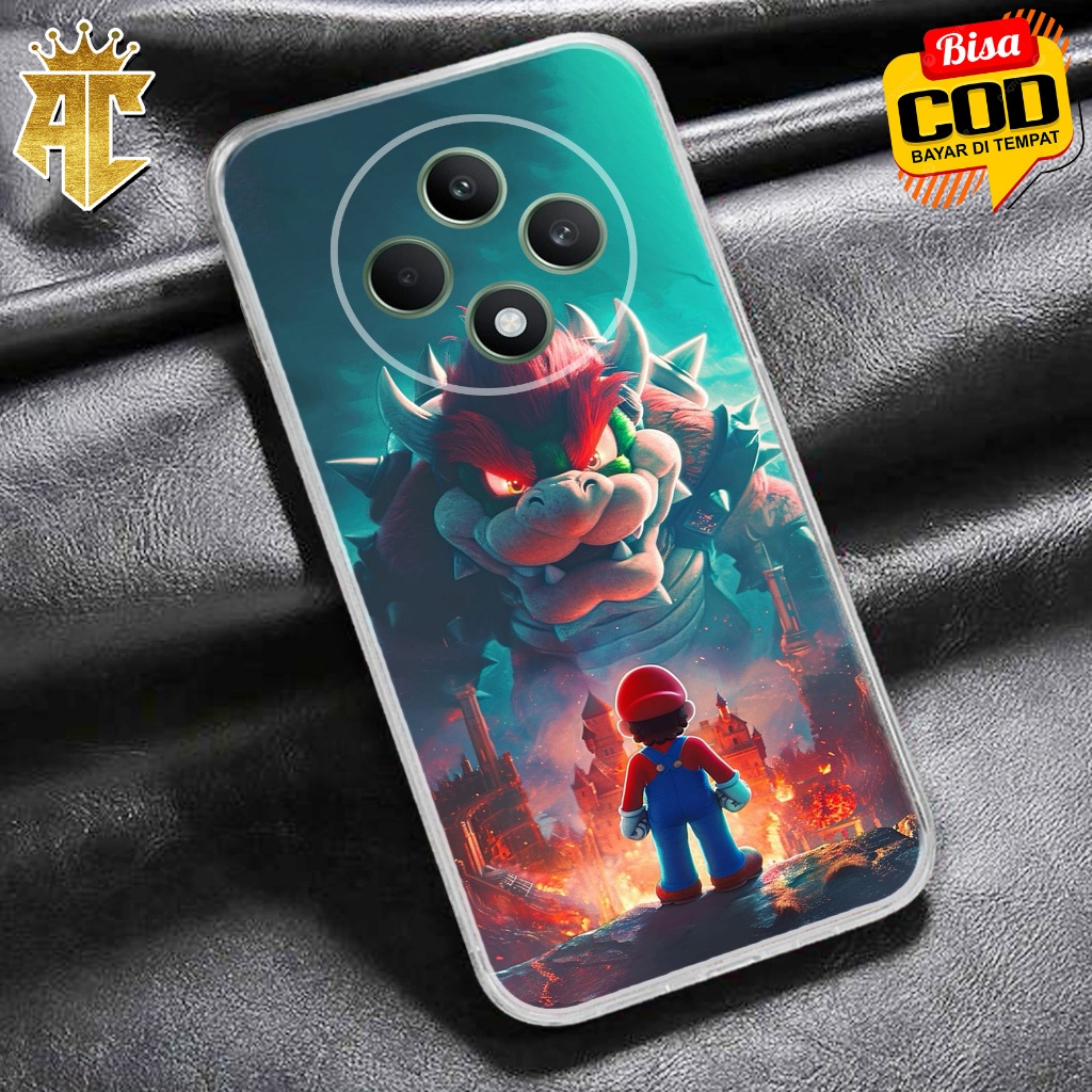 CASE OPPO RENO 12F - Casing OPPO RENO 12F Terbaru AERO CASE [ MARIO ] Silikon OPPO RENO 12F - Case H