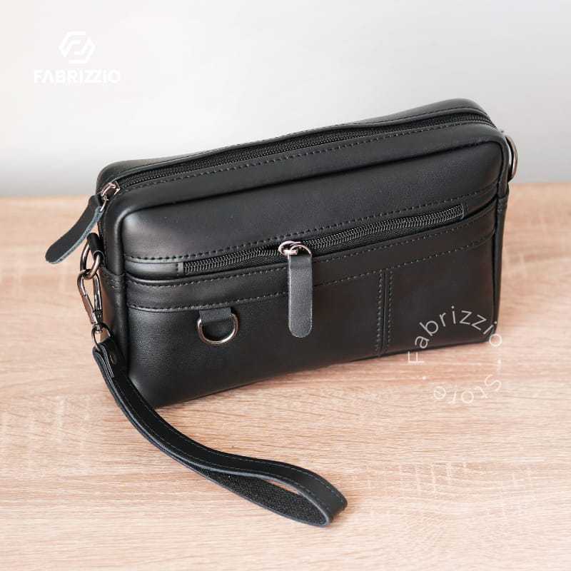 hand bag clutch pria wanita multifungsi kulit sapi asli-Coldiac