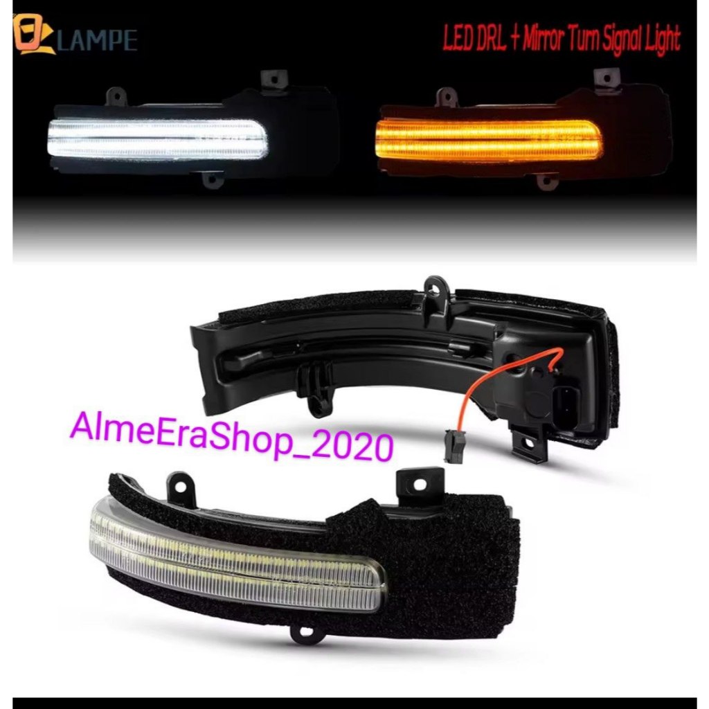 Lampu Spion Blinker dynamic sequential LED Mitsubishi Outlander Sport 2012 sd 2018  DRL + SENJA