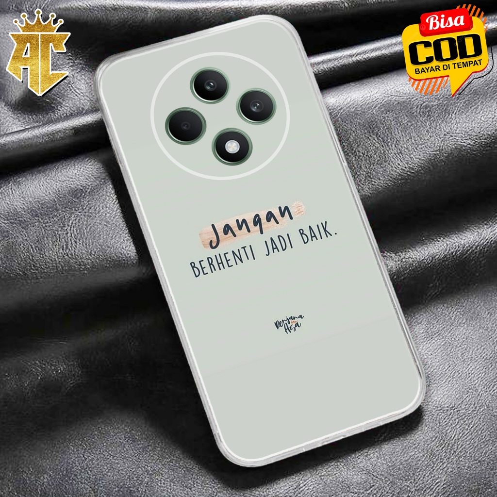 CASE OPPO RENO 12F - Casing OPPO RENO 12F Terbaru AERO CASE [ QUOTES ] Silikon OPPO RENO 12F - Case 