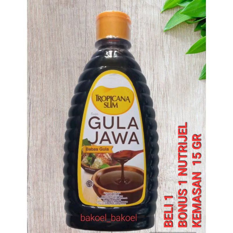 

TROPICANA SLIM GULA JAWA ISI 350 ML exp 010/2026 (beli 1 free nutrijel/agar")