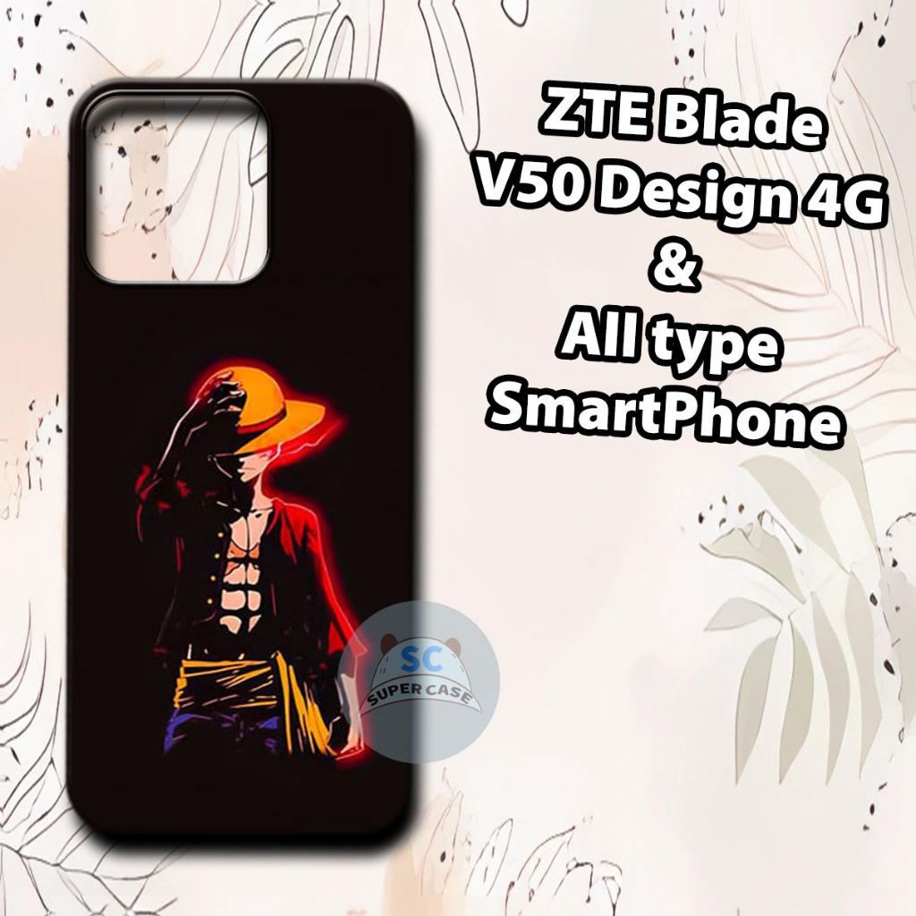 Q3 Case HP untuk ZTE Blade V50 Design 4G Terbaru 2024 | MOTIF ANIME | Casing karet lentur