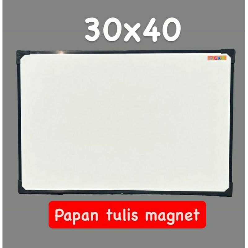 

Whiteboard/papan tulis Magnet ukuran 30x40cm