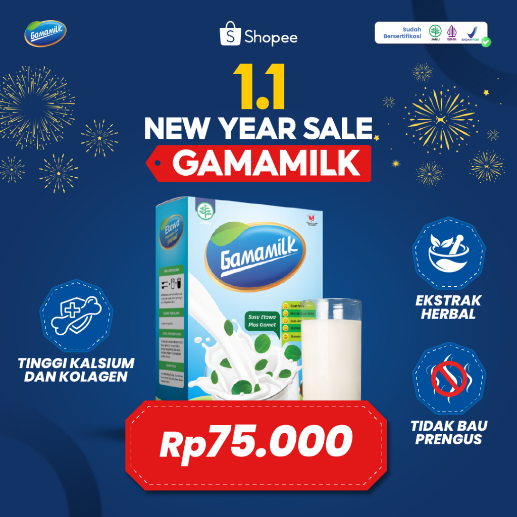 

GAMAMILK Susu Etawa Plus Ekstrak Gamat - Solusi Atasi Masalah Tulang Dan Sendi Secara Alami