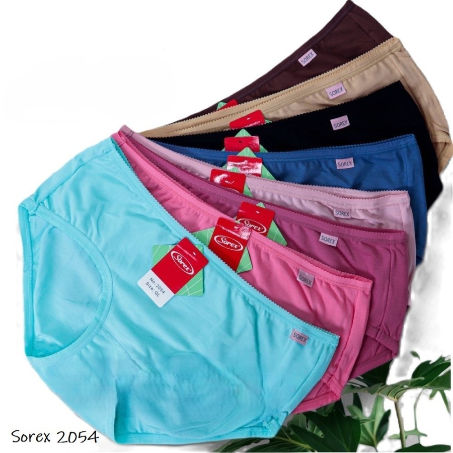 Celana Dalam Wanita Dewasa Katun Sorex 2054 Lusinan | Cd Sorex Murah Original