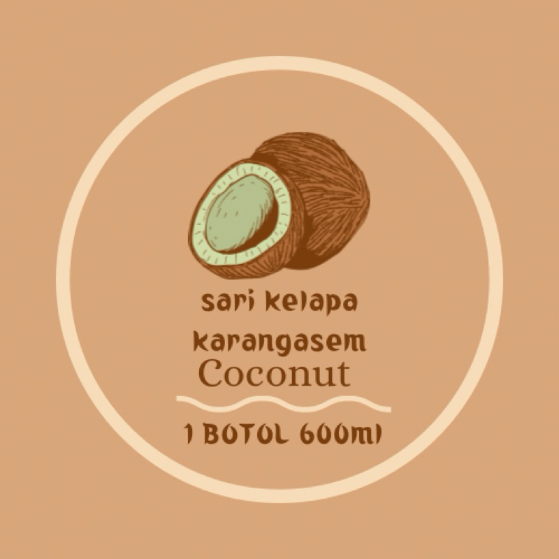 

Sari Kelapa Karangasem Coconut BOTOL 600mL