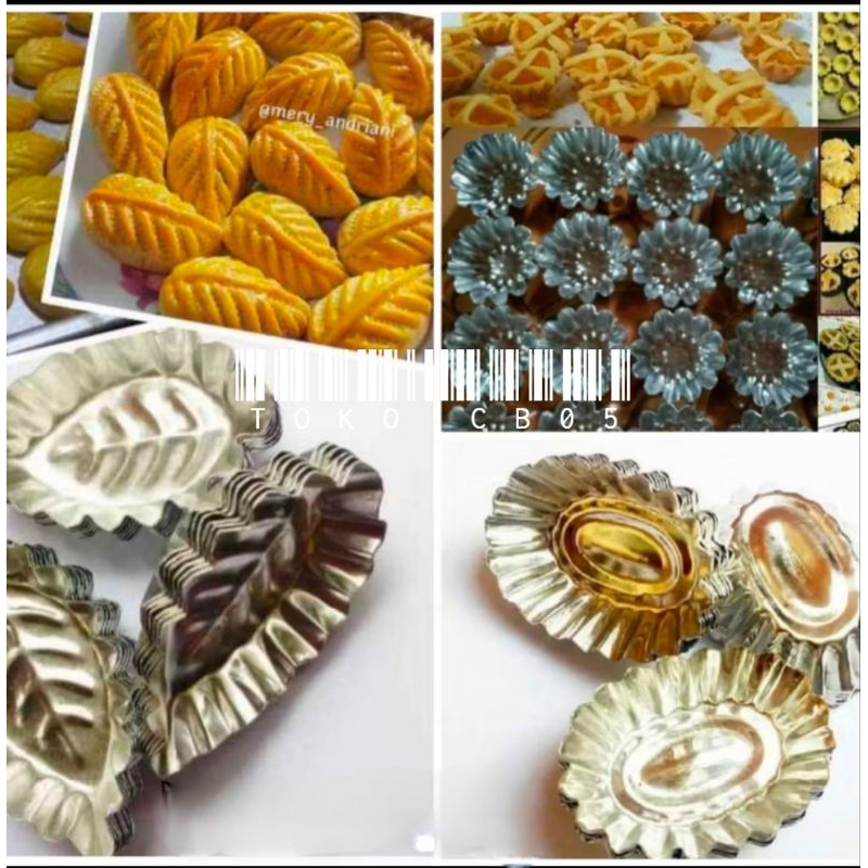 cetakan nastar 40pcs/cetakan kue nastar/cetakan kue kering/nastar daun/nastar bunga