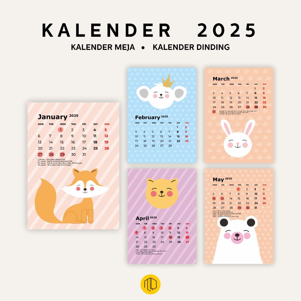 

V.1 KALENDER MEJA KALENDER DINDING KALENDER TEMPEL 2025 VER ANIMAL KALENDER SEKOLAH KANTOR KALENDER KOMUNITAS ANAK KALENDER BINATANG AESTHETIC MINIMALIS HIASAN MEJA KALENDER MINI BULANAN KALENDER ESTETIK FUNNY 2025 CALENDAR