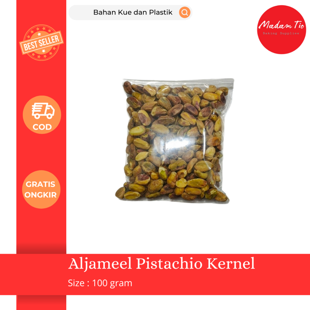 

Raw Pistachio Kernel Aljameel 100 gram repack