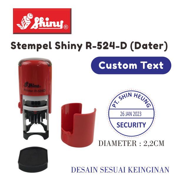 

Stempel Shiny Type R-524-D Custom Text