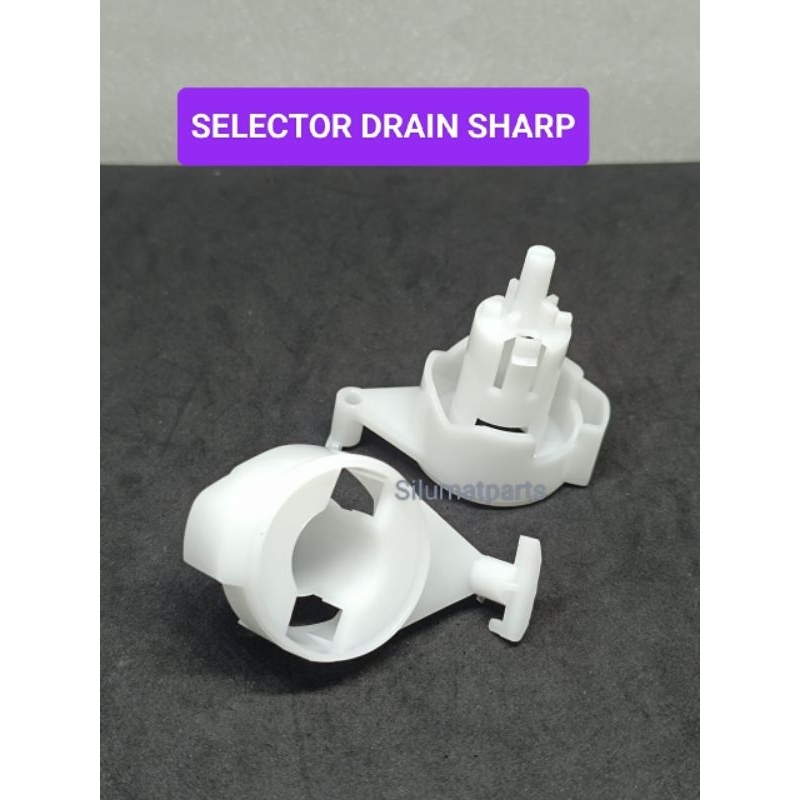 SELECTOR DRAIN SHARP / SELEKTOR SWITCH TIMER / selector drain pembuangan mesin cuci 2 tabung sharp