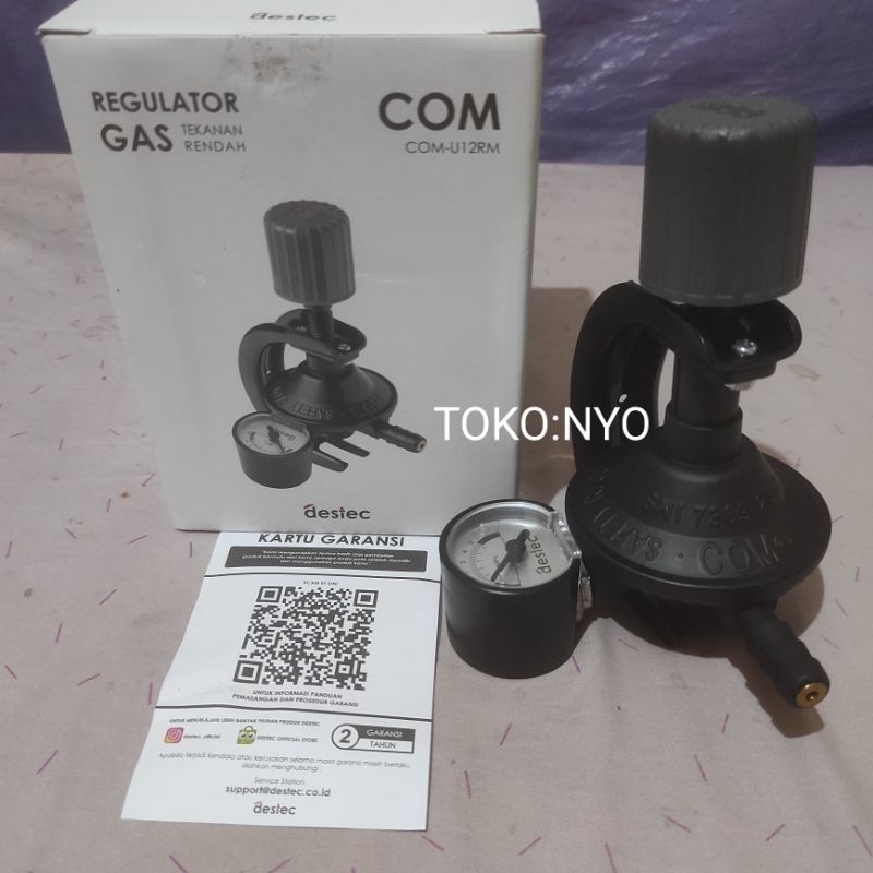 Regulator GasLPG Destec Tekanan Rendah starCom U12M