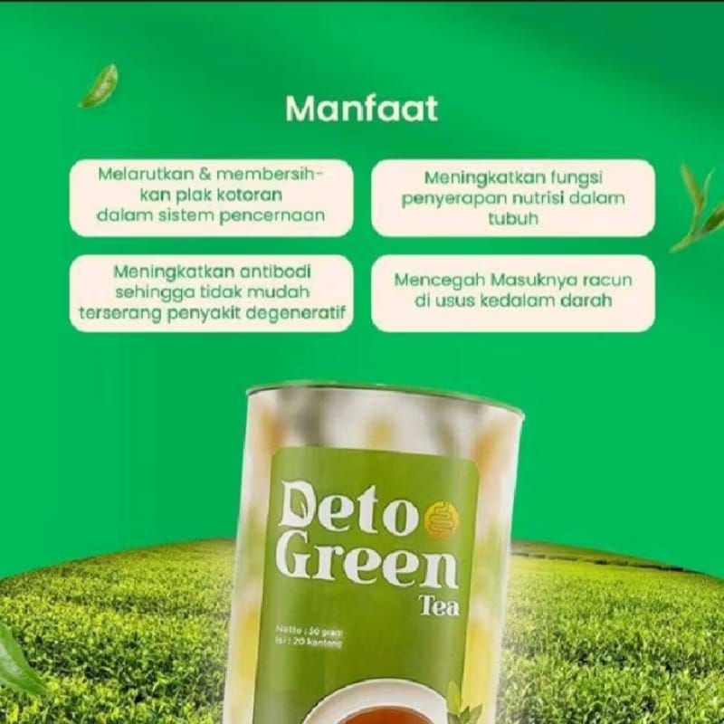 

NEW!! DETOGREEN Teh Alami Untuk Detoks Usus Organik dan Sehat