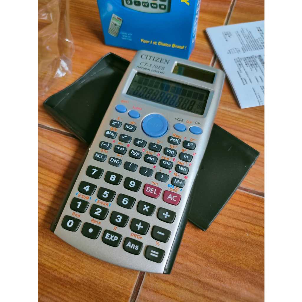 

Bergaransi Kalkulator Citizen CT-570ES 2-Line Display Scientific