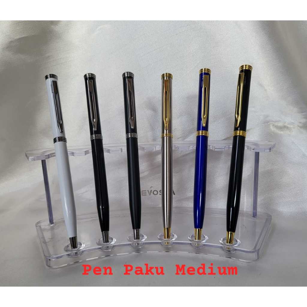 

Pen Paku Medium I Pulpen Metal I Pulpen Promosi I Cocok Untuk Souvenir Bisa Custome Nama dan Logo Perusahaan