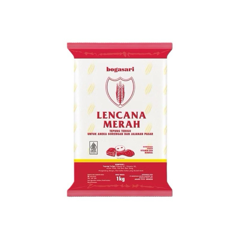 

TEPUNG TERIGU BOGASARI LENCANA MERAH 1KG