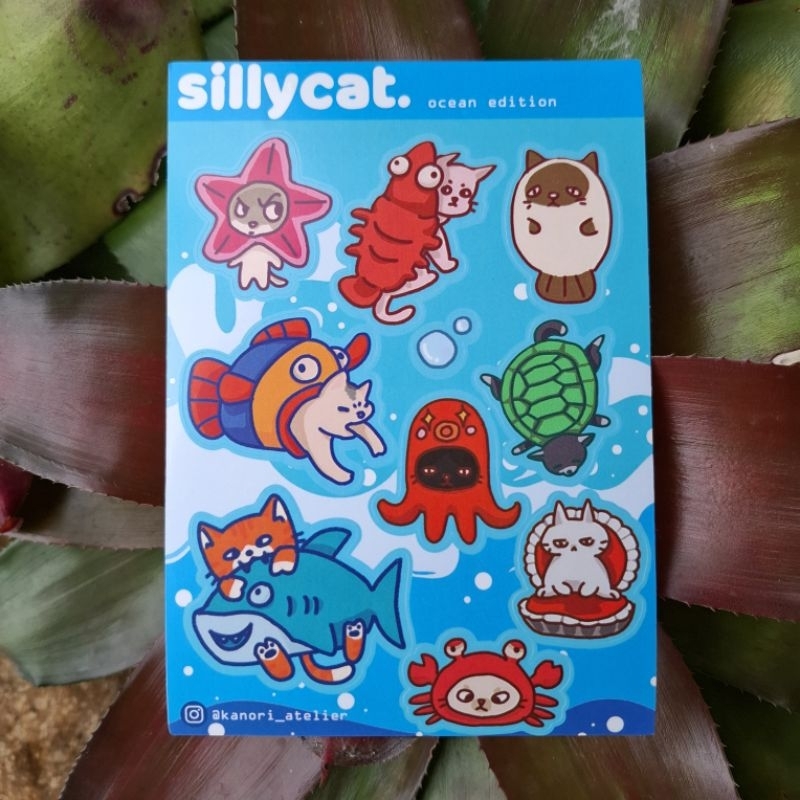 

sillycat | sticker sheet