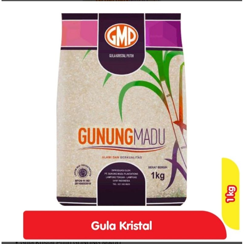

Gula GMP Kristal Putih GUNUNG MADU 1kg