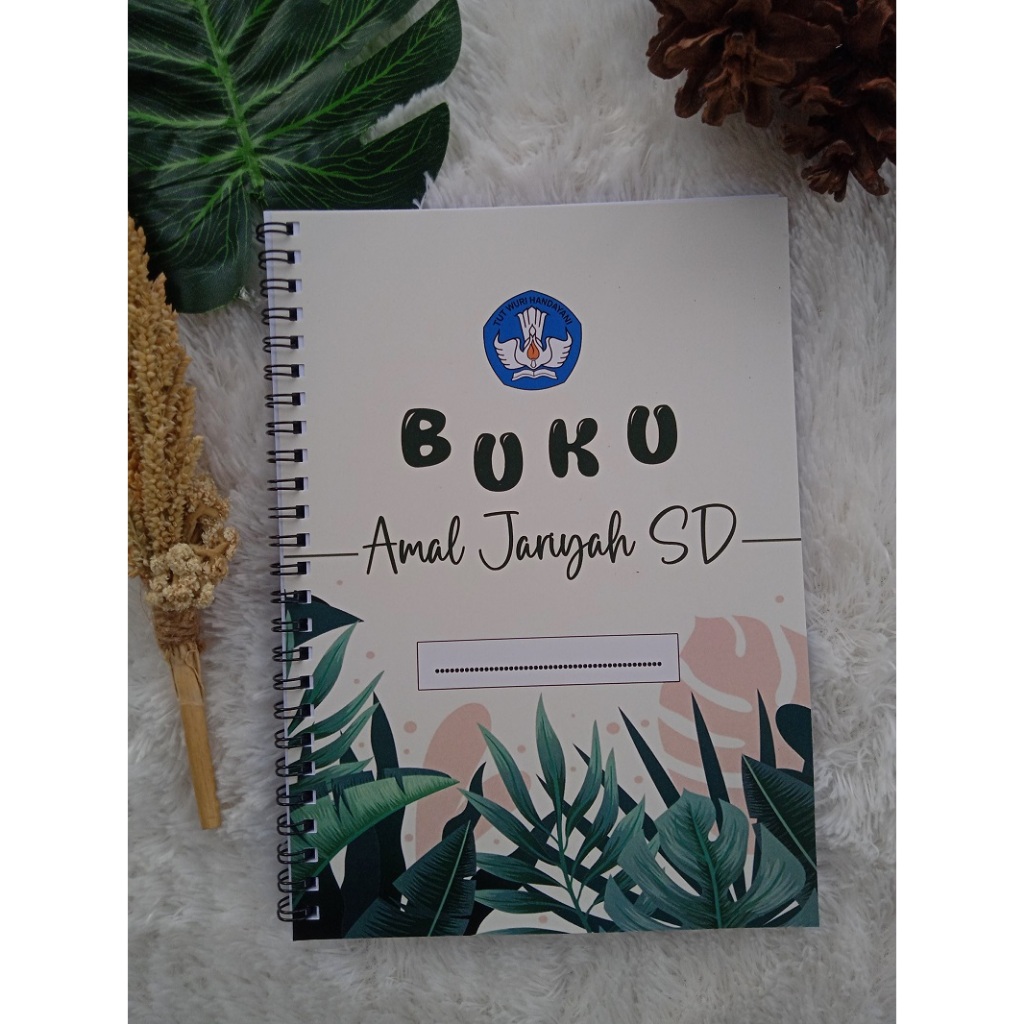 

ES88 BUKU AMAL JARIYAH SD UK A5 JILID SPIRAL ISI 100 HAL NON-CUSTOM