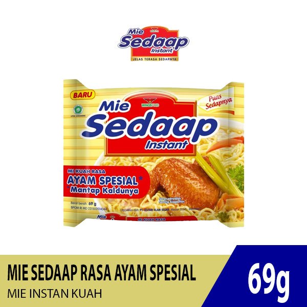 

Sedaap Mie Instan Ayam Spesial 69 gr