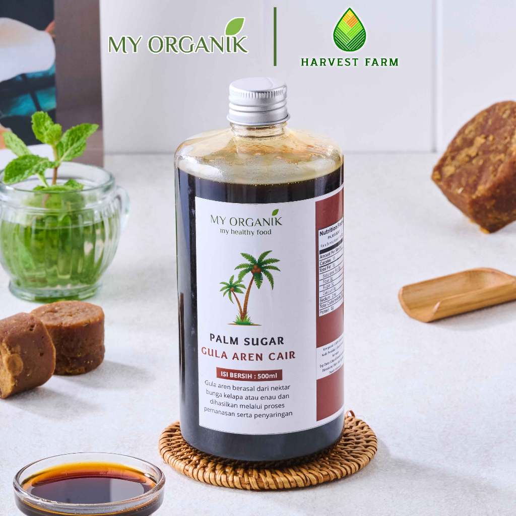 

My Organik Gula aren cair Palm sugar brown sugar 500ml