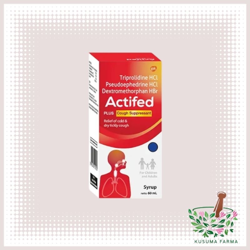 ACTIFED MERAH BATUK KERING 60ML