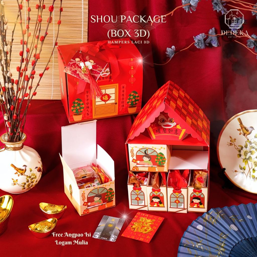 

Hampers Premium Imlek Gift (Model 4)/Shou Package/Chinese New Year Hampers