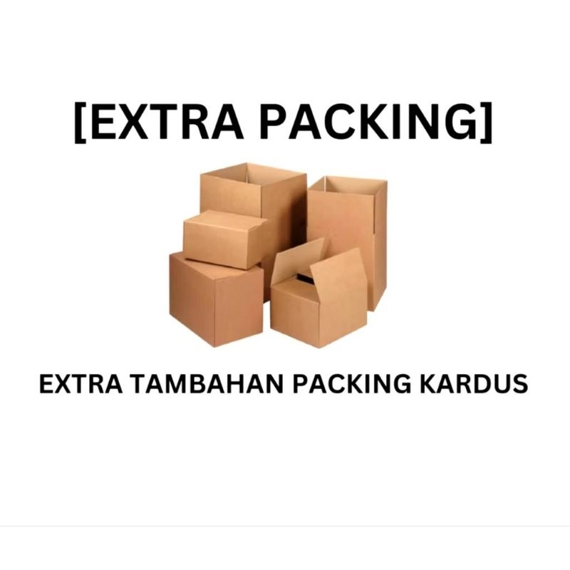 

Extra bubble wrap atau kardus bekas untuk packing