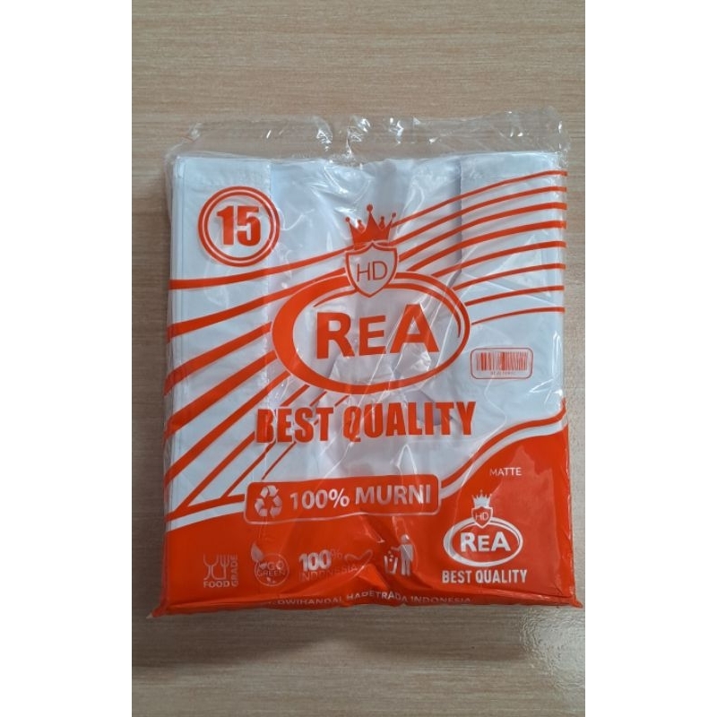 Plastik kantong kresek HD REA Putih 15