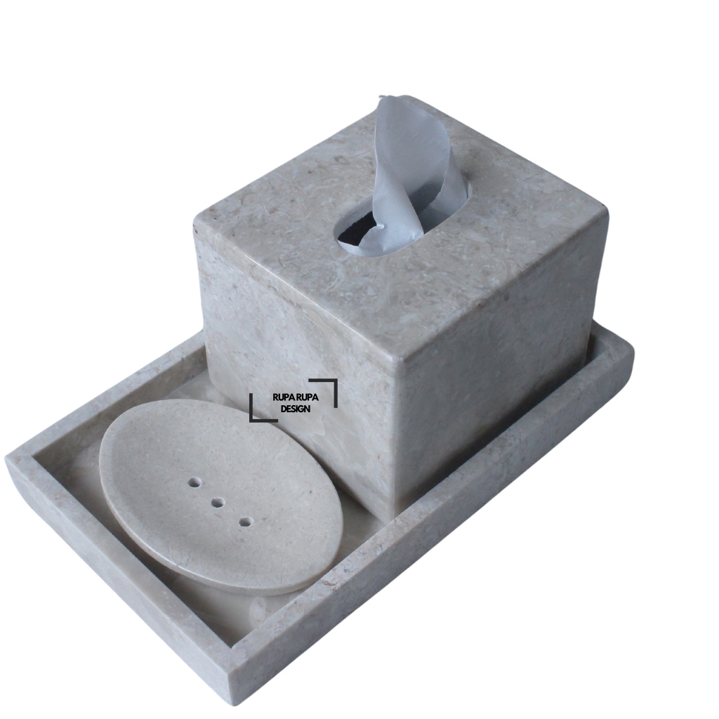 Tempat sabun marmer/tempat sabun batang marmer/marble bar soap holder