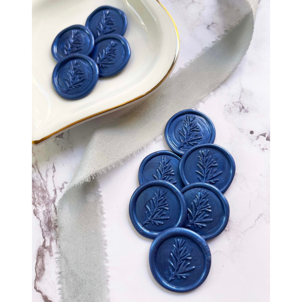 

(CLG) PARSLEY - 1 Pcs seal wax coin sticker siap pakai ready stock (Include double tape) / souvenir pernikahan / accesories / calligraphy / journaling / undangan / hampers