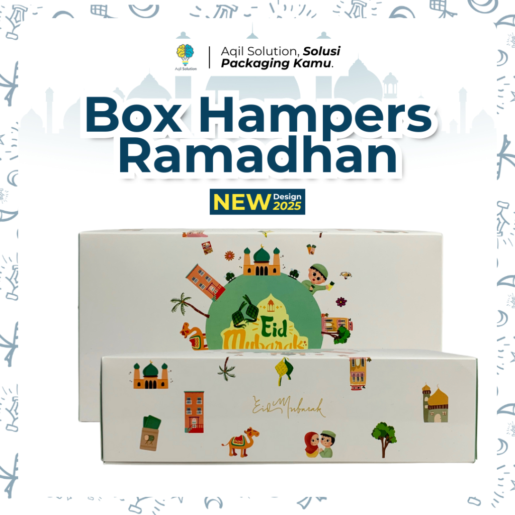 

Cutie Box / Box Hampers Lebaran / Box 25x13x7 cm / Box Toples Lebaran bulat 250-350 350 gr isi 2 pcs / Box Brownies new design Aqil Solution