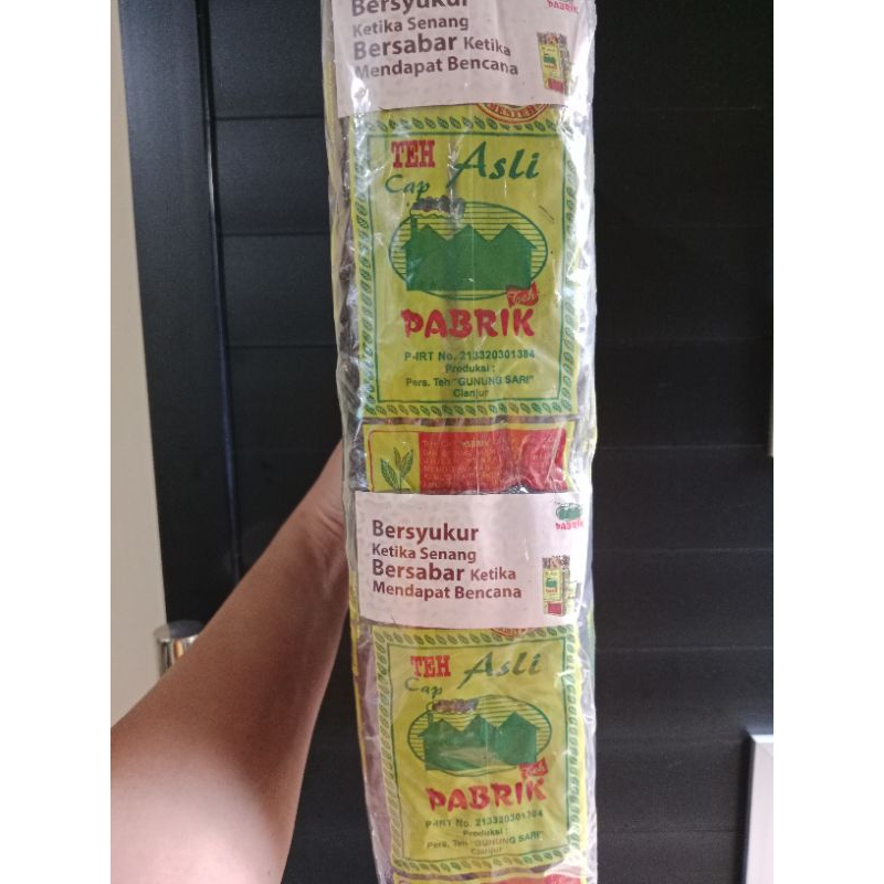 

Teh Asli Cap Pabrik Kemasan 10 Pack isi 200 Sachet