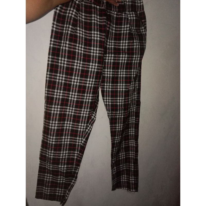 PRELOVED celana tartan