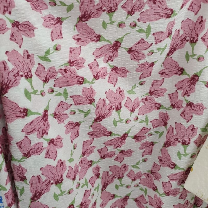 kain crincel motif - kain cotton crincle  - bahan kain silky crincel - kain krinkel motif - dress cr