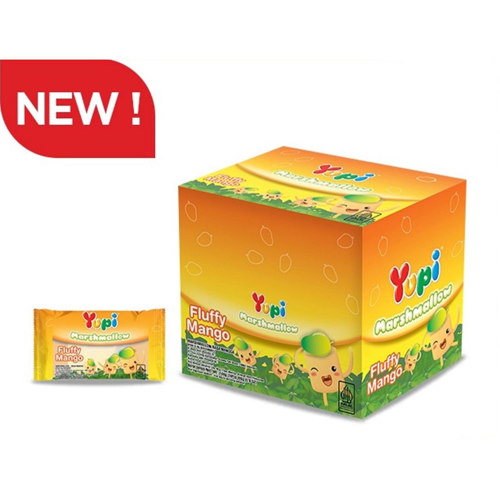 

Yupi Marshmallow Fluffy Mango Gummy Candies 24 Pcs x 6 Gr
