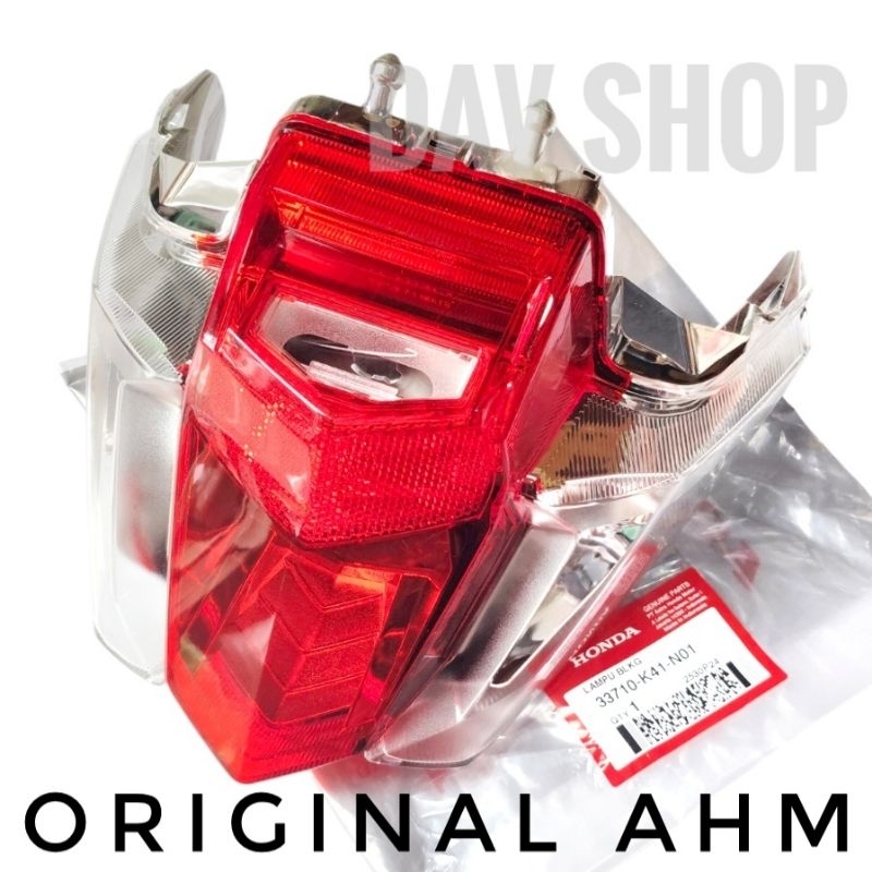 STOPLAMP/LAMPU BELAKANG SET SUPRA X 125FI NEW ORIGINAL AHM 33710K41N01