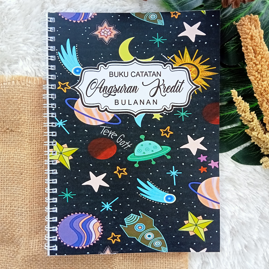 

BUKU CATATAN ANGSURAN KREDIT BULANAN GALAXY UK A5 JILID SPIRAL NON-CUSTOM 100 HAL
