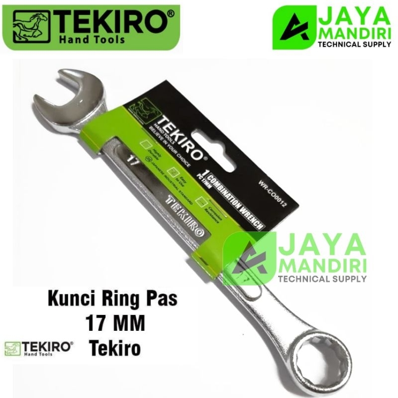 Kunci Ring Pas 17 mm Tekiro Kunci Ring Pas 17mm