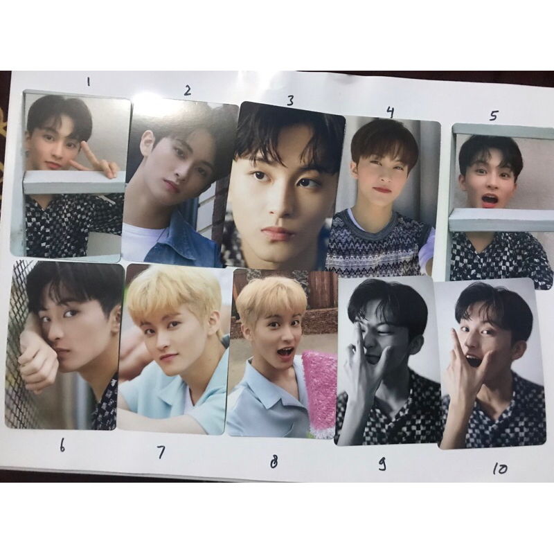 OFFICIAL PC PHOTOCARD DICON 101 MARK LEE NCT 127 DILAN NON BLACK WHITE BNW