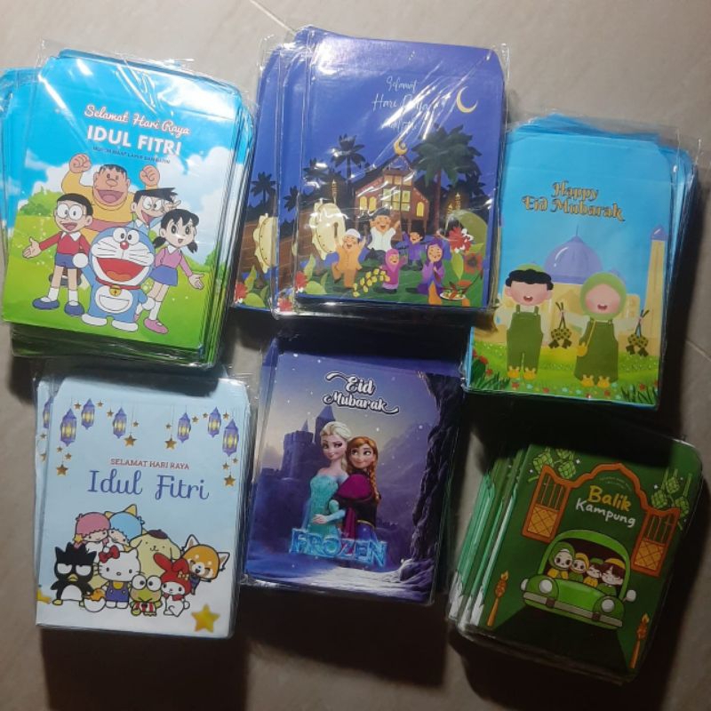 

1 PACK ISI 10 AMPLOP LEBARAN IDUL FITRI UKURAN MINI/ KECIL