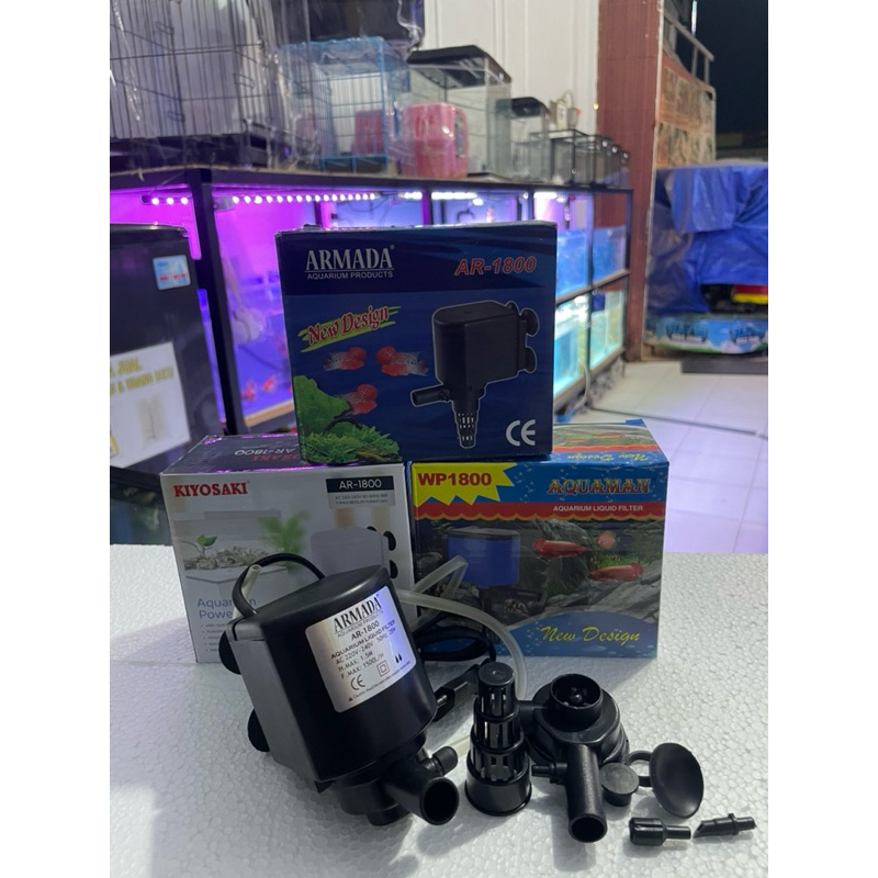 Mesin pompa/mesin filter Aquarium 1800