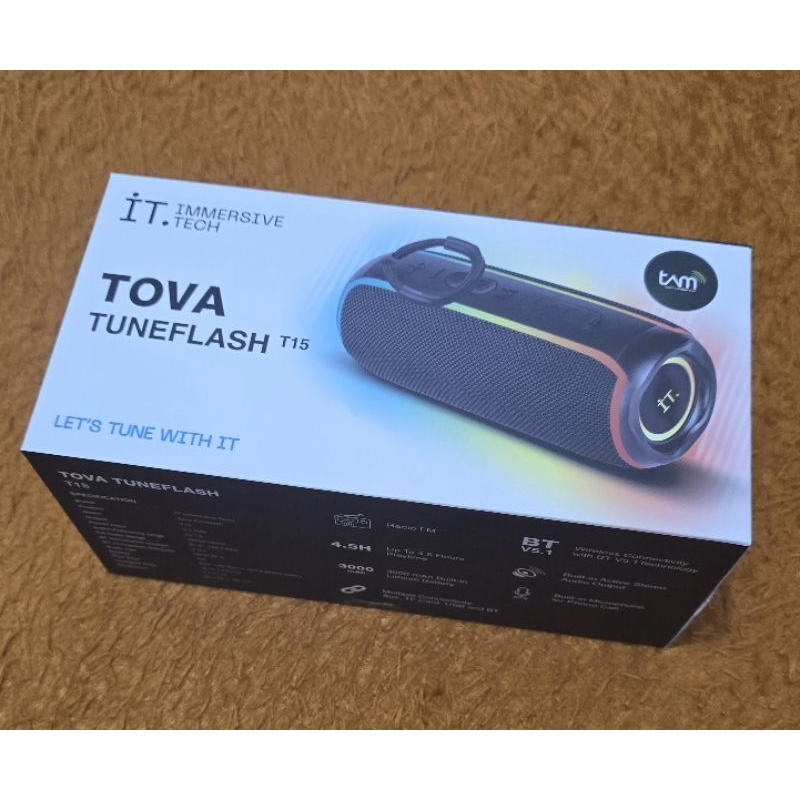 SPEAKER BLUETOOTH TOVA TONEFLASH T15