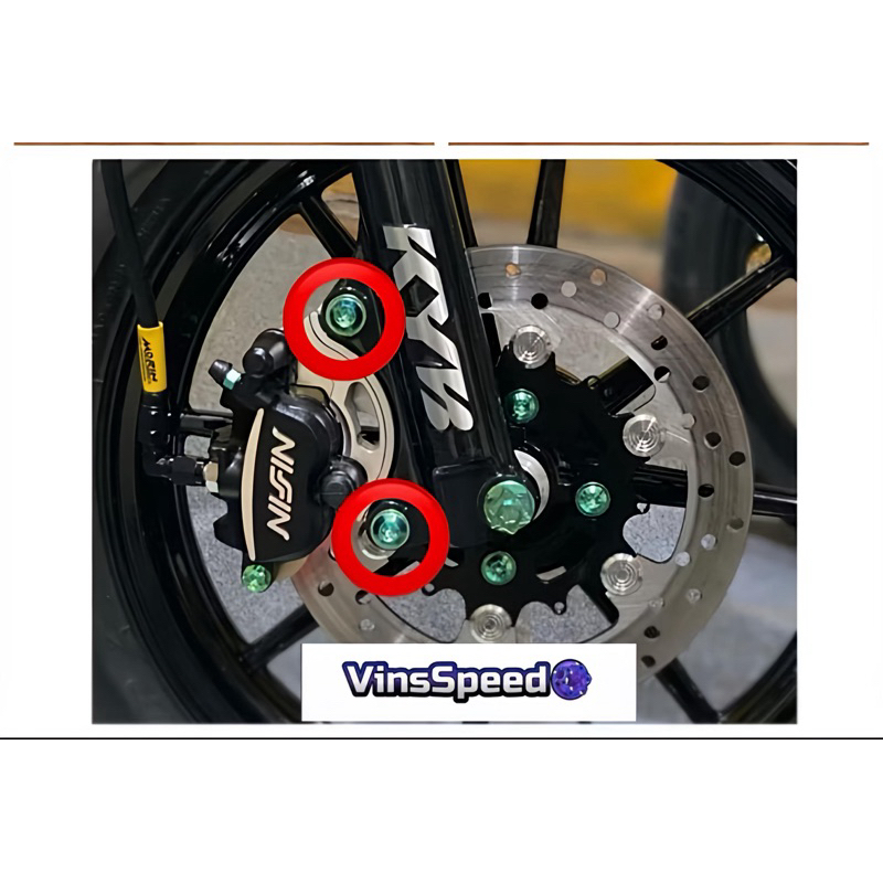 Baut Titanium Breket Kaliper Aerox Nmax Filano Mio