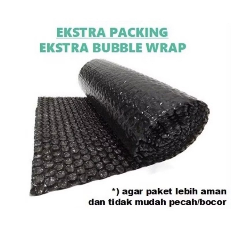 

tambahan bubble wrap untuk pengiriman agar aman