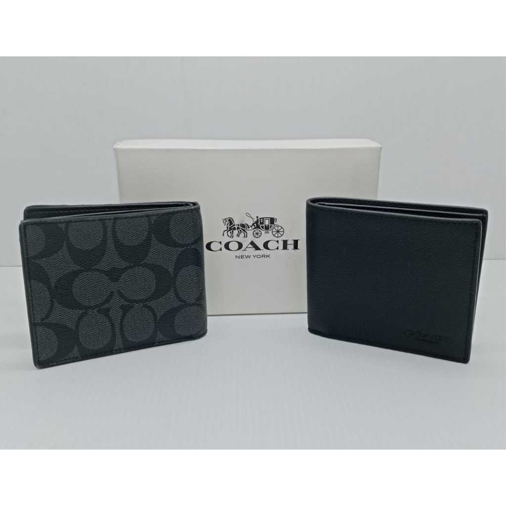 Garage Sale COACH Wallet Billfold Signature Canvas | Dompet Coach | Original | Preloved