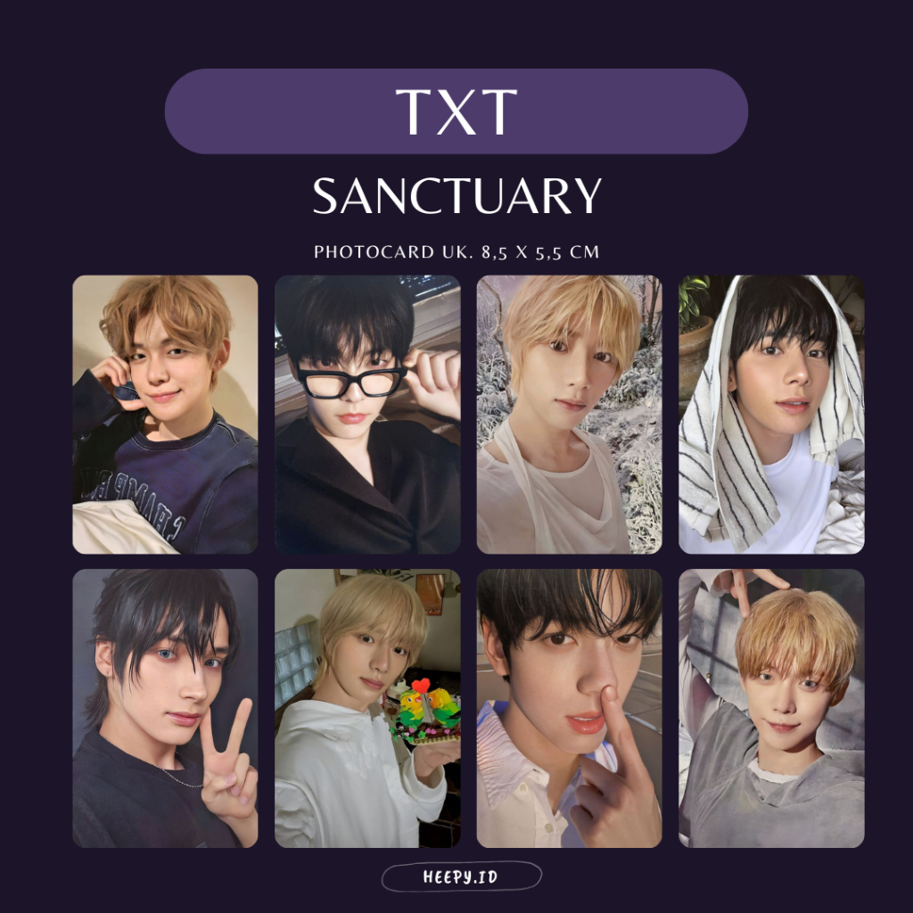 [TXT] UNOFFICIAL PHOTOCARD TXT SANCTUARY